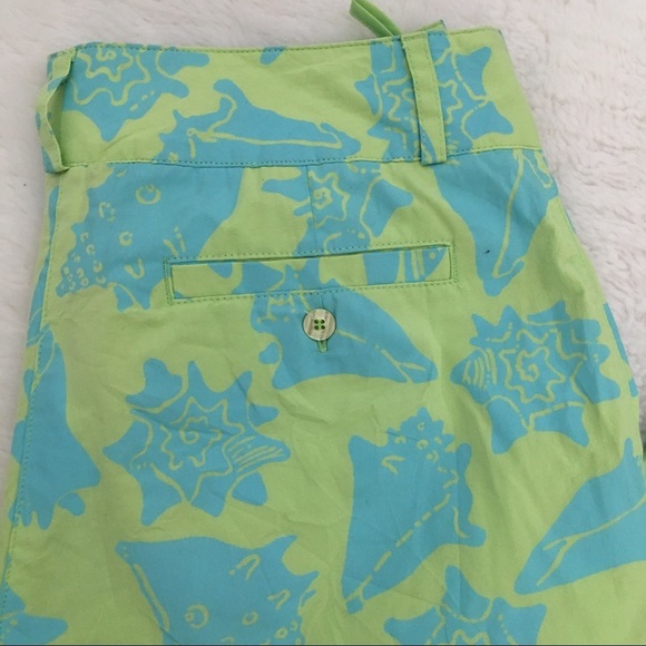 Lilly Pulitzer Sea Shells Crop Pants size 4 - Picture 3 of 6